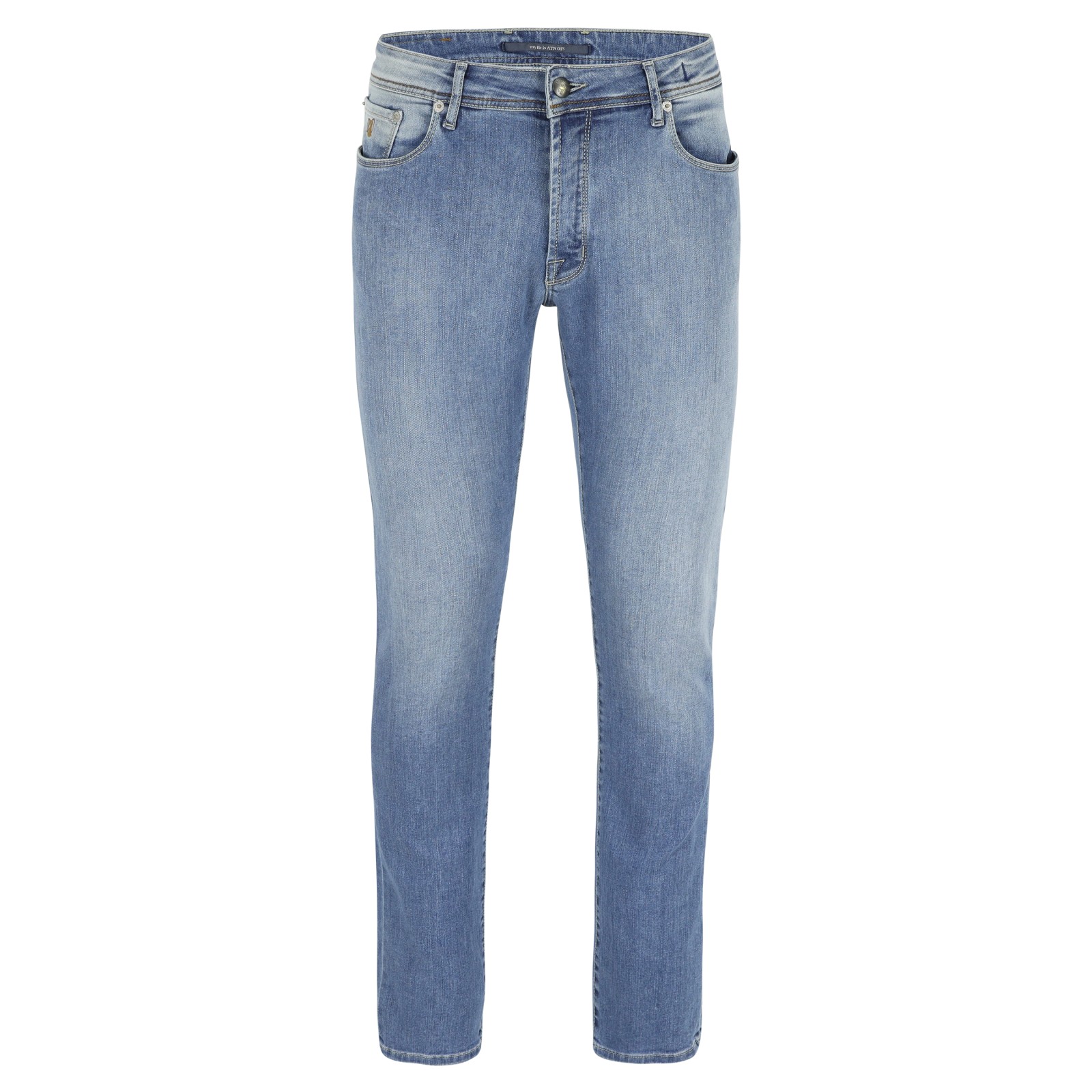 Atelier Noterman - Jeans met Used Wassing Lichtblauw - 34/32 - Heren