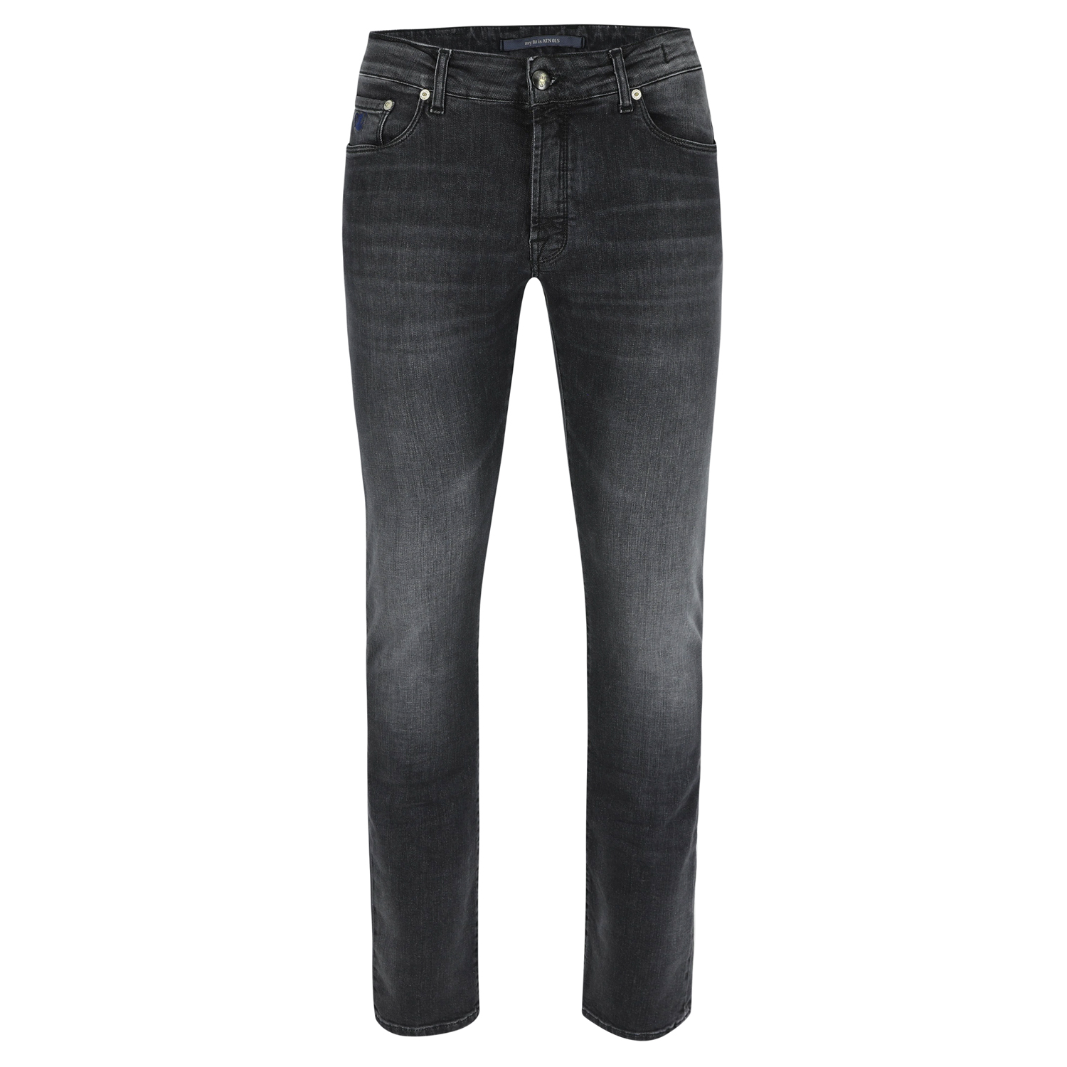 Atelier Noterman - Denim Jeans Used Wassing Zwart - 38/34 - Heren