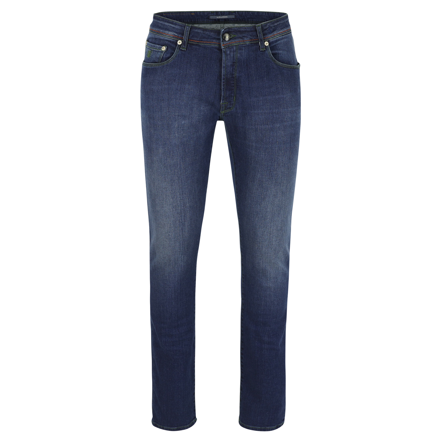 Atelier Noterman - jeans in blauwe denim in rustige wassing - 38/34 - Heren