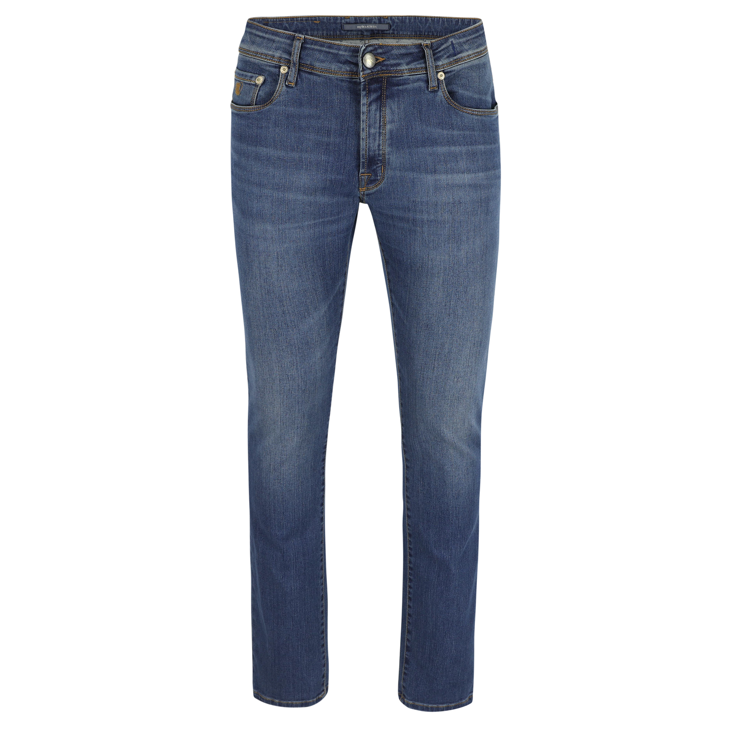 Atelier Noterman - jeans in blauwe denim in used wassing - 40/32 - Heren