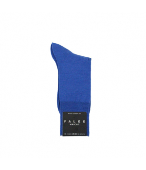 Falke kobalt blauwe sokken model airport
