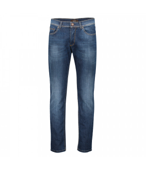 Eagle & Brown Hyperflex Jeans Denim Blauw