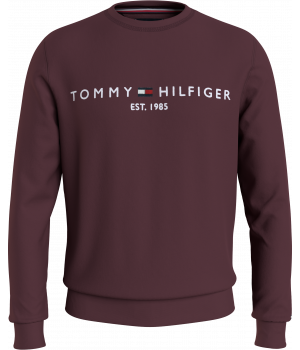 Tommy Hilfiger Logo Sweatshirt Deep Rouge