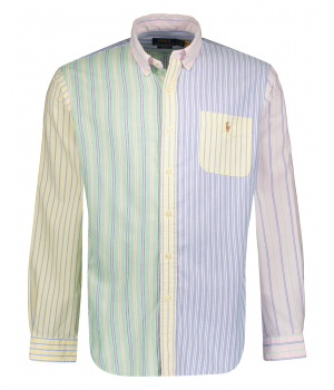 Ralph Lauren Katoenen Oxford Overhemd Gestreept Multicolour