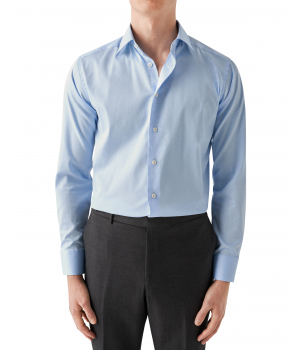Eton Overhemd Contemporary Fit Cutaway Lichtblauw