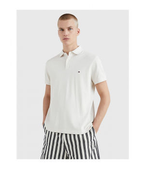 Tommy Hilfiger Piqué Stretch Polo Weathered White