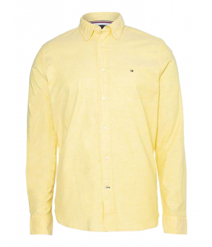 Tommy Hilfiger Oxford Overhemd Vivid Yellow