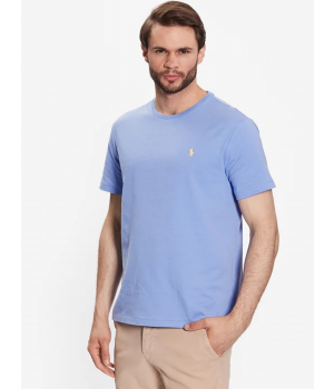 Ralph Lauren T-shirt Effen Lichtblauw