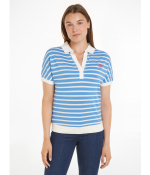 Tommy Hilfiger Gestreepte Polo Blue Spell