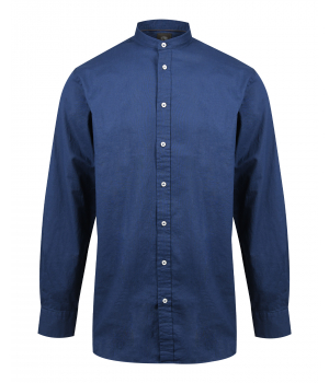 Eagle & Brown Mao Boord Overhemd Donkerblauw