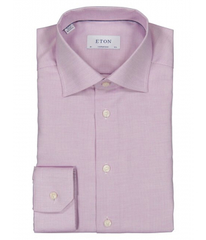 Eton Twill Overhemd Roze