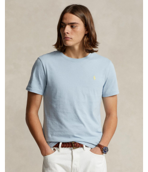 Ralph Lauren Jersey Katoenen T-shirt Lichtblauw