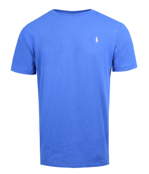 Jersey Katoenen T-shirt Blauw