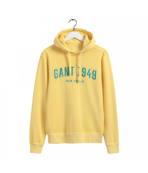 Gant hoodie in uni katoen met logo New Haven