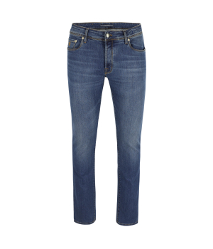 Atelier Noterman jeans in blauwe denim in used wassing