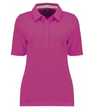 Bloomings Polo Shirt Korte Mouw Donker Roze