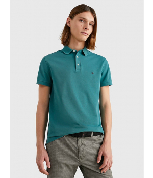 Tommy Hilfiger Piqué Stretch Polo Frosted Green