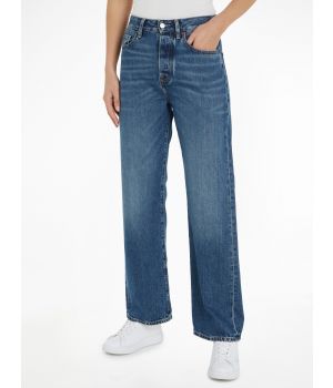 Tommy Hilfiger Loose Straight Jeans Blauw