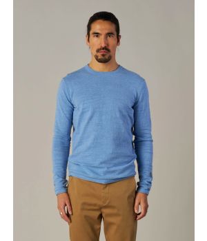 Kasey Gebreid Sweatshirt Sky Blue Melange