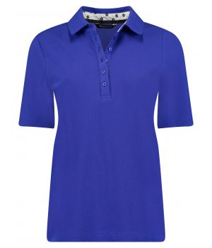 Bloomings Polo Shirt Korte Mouw Royal Blue