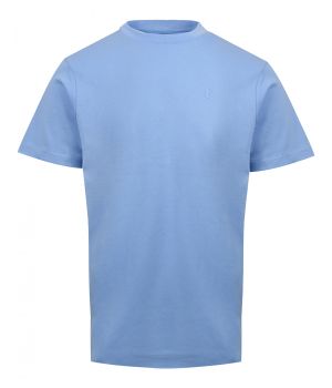 Katoenen T-shirt Korte Mouw Lichtblauw