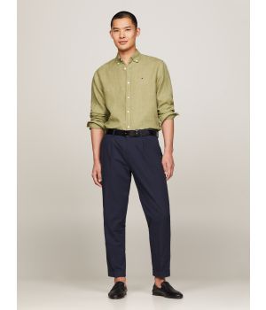 Casual Button Down Overhemd Faded Olive